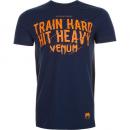VENUM ベヌム/Train Hard Hit Heavy T-shirt (Navy blue) 半袖
