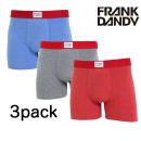 FRANK DANDY フランク ダンディー/2P Legend Melange Boxer (レッド×ブルー×グレー)