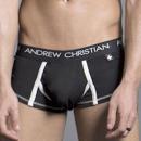 ANDREW CHRISTIAN/Coolflex Tagless boxer w/ Show-It(ブラック)アンドリュークリスチャン